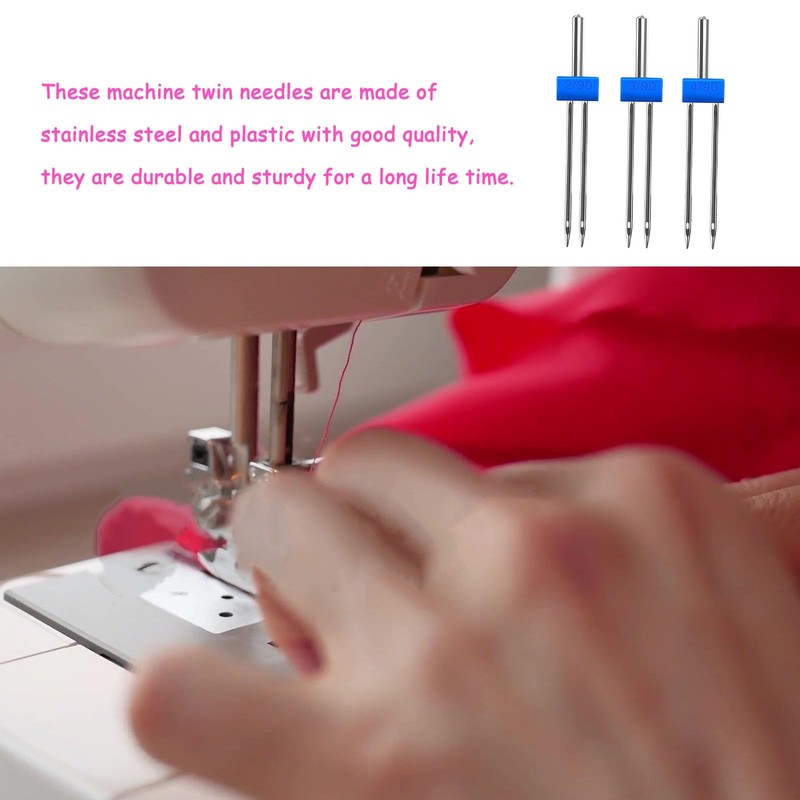3 Size Sewing Machine Twin Needles Double Twin Stretch Needles