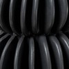 Bloomingville Modern Pleated Stoneware, Black Vase