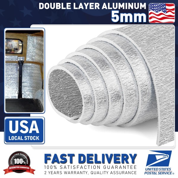 MODIGT 2Pcs Automotive Fireproof Sound Deadener Heat Insulation Mat For