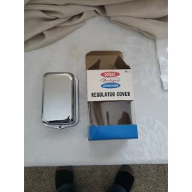 1961 1962 1963 1964 Ford Falcon Fairlane Galaxie Custom Badger Chrome Regulator Cover NOS Vintage USA Made 1960's Hot Rod Gasser Custom