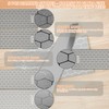 CWOVRS Diamond Sharpening Stones, 5 PCS Diamond Sharpening Plates with