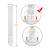 Amazing power 2-Pack 6W LED GX23 PL Lamp GX23d 2-Pin