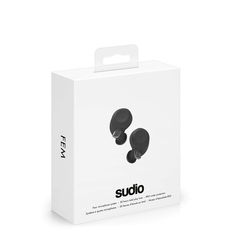 Sudio Fem True Wireless Bluetooth-hörlurar One Size svart