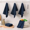 24 Pack Kitchen Cloths Dish Towels (7" x 9", Navy