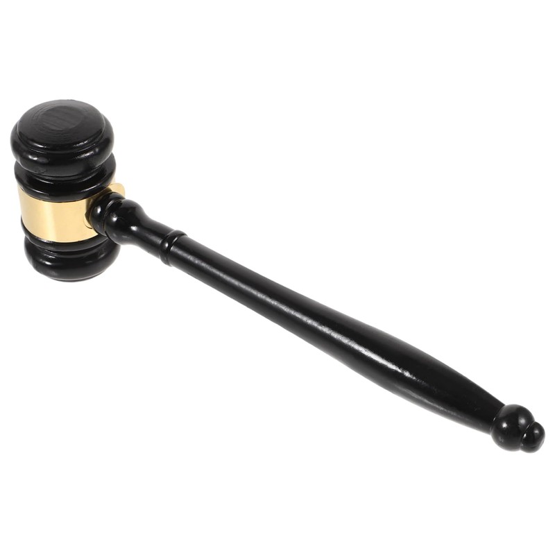 Operitacx 4pcs Wooden Judge Gavel Hammer Court Tool Comfortable Grip