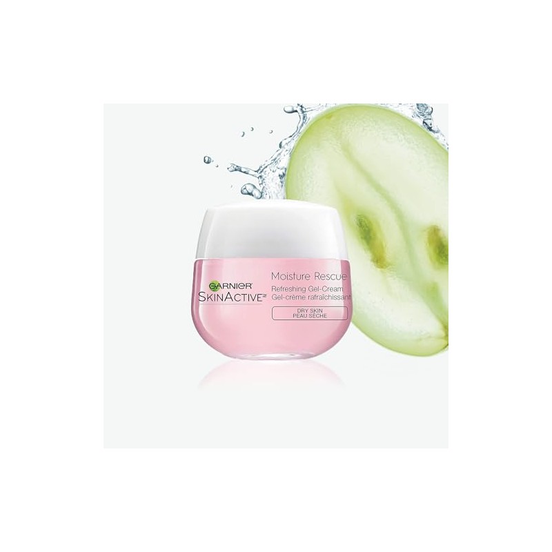 Garnier SkinActive Moisture Rescue Refreshing Gel-Cream for Dry Skin, Oil-Free,