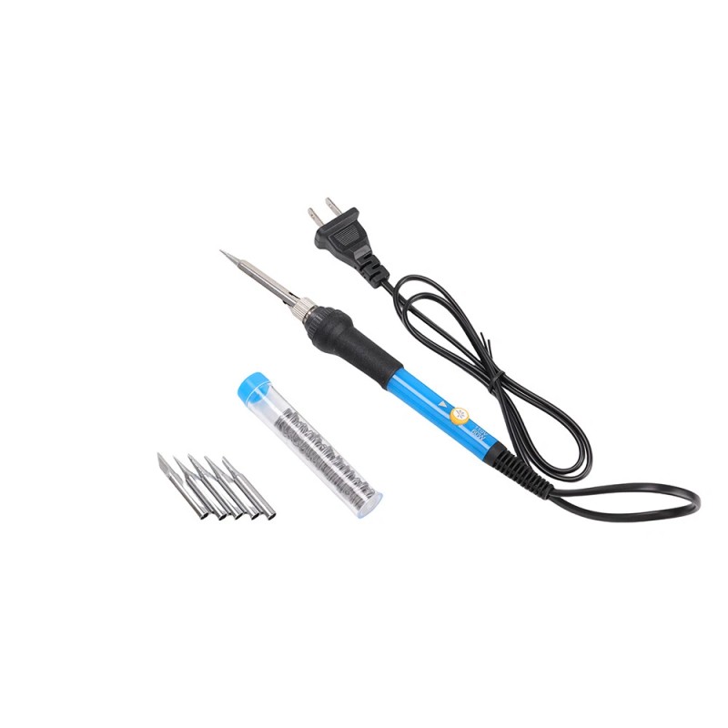 Soldering Iron Electric Gun Adjustable Temperature 60W Welding Solder Wire