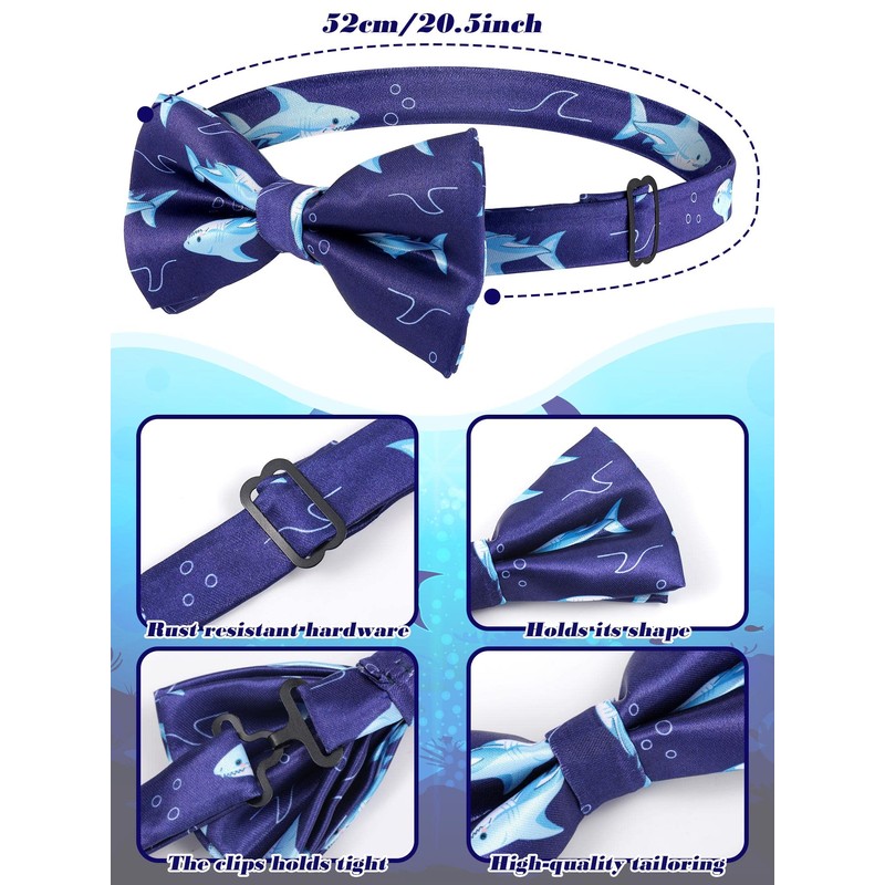 Newcotte 3 Pcs Boy's Bow Ties for Kids Toddler Child