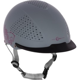 Covalliero Beauty 2.0 3230153 Riding Helmet 4-Point Attachment Grey 52-54 cm