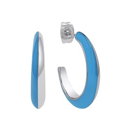 s.Oliver 2036843 Women's Stainless Steel Hoop Earrings, 2.3 cm, Gold, Comes in Jewellery Gift Box, None