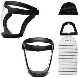 Protector Facial Completo Antivaho Transparente con Correa Ajustable Fracavi US-YXKJ-04