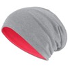 Hatstar Long Slouchy Beanie, 2-in-1 Reversible Jersey Hat in 45
