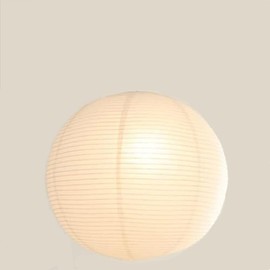 Large Paper Lantern Pendant Light - Off White Paper Shade - Akari Rice Paper Pendant, Perfect for Home Decor, Easy Installation (23.5 inch) (Shade Only)