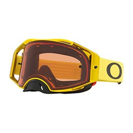 Oakley Airbrake MX Moto Adult Off-Road Motorcycle Goggles - Yellow/Prizm MX Bronze/One Size
