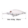 Free Fisher 25Pcs Fishing Crankbait Blanks,Unpainted Fishing Lures Blank Minnow