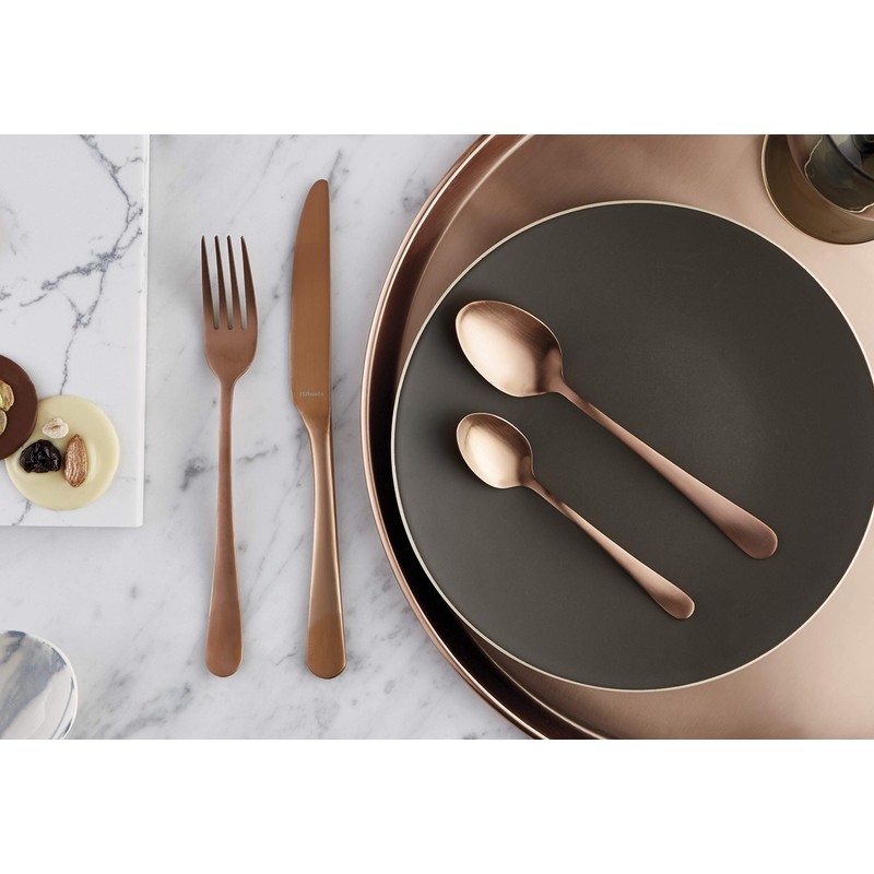 Amefa Austin 18/0 Stainless Steel Flatware Set - Matte Copper