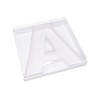 WENPACK 12" Fillable Cardboard Letter Box Clear Lid Candy Charcuterie