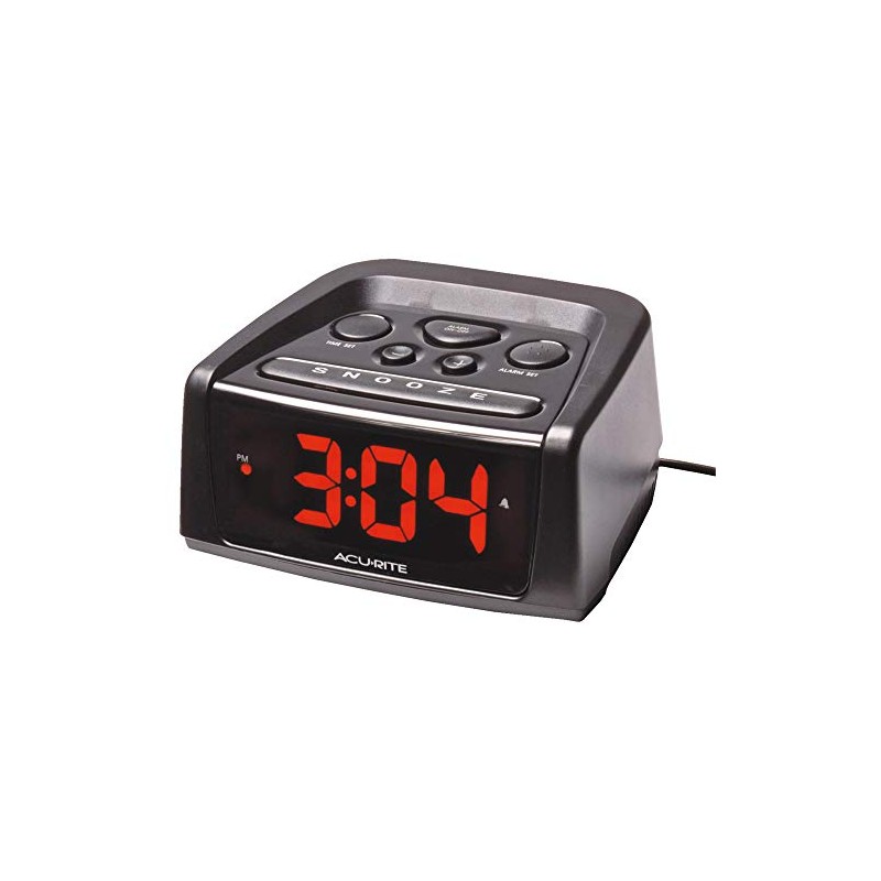 AcuRite 13019W2 5.4" Intelli-Time Alarm Clock