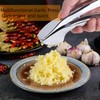 OhanaBeach® Garlic press stainless steel, for garlic and ginger, easy