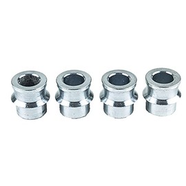 Jeremywell 3/4" TO 1/2" High Misalignment Spacer Heims, Rod End, Ends Heim Joint, 1045 Mild Steel, Clear Zinc Plated (4PCS)