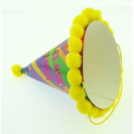 Birthday Hat – Cone – Lace – Happy Birthday – Happy Birthday – Rainbow – Multicoloured – Party – Wishes – Accessories – Decorations – Party