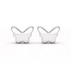 Heather Needham Sterling Silver Butterfly Stud Earrings for Women or