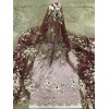 Wowfabric4less123 BurgundyGold Rhinestone Embroidery French Lace Fabric 50” Width Sold