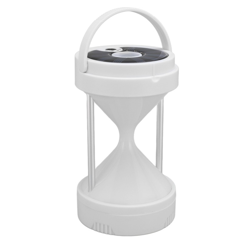 LED Camping Lantern USB Rechargeable Hourglass Solar Powered Camping Light