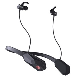 150H Playtime Neckband Bluetooth Headphones with LED Power Display, Bluetooth V5.3 Sweatproof Sport Headsets Stereo Sound, 7 EQ and Game Mode, USB-C Fast Charging, with Noise Cancelling Microphone