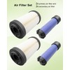 2 Pair Air Filter Replace LVU34503 LVU34504 Fit for John