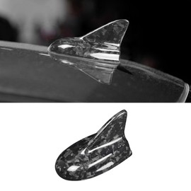 BLAKAYA Compatible with Antenna Cover Shark Fin Trim Hood Forged Carbon Fiber Automotive Roof Aerials for Dodge Challenger SRT 2015 2016 2017 2018 2019 2020 2021 2022 (Black)
