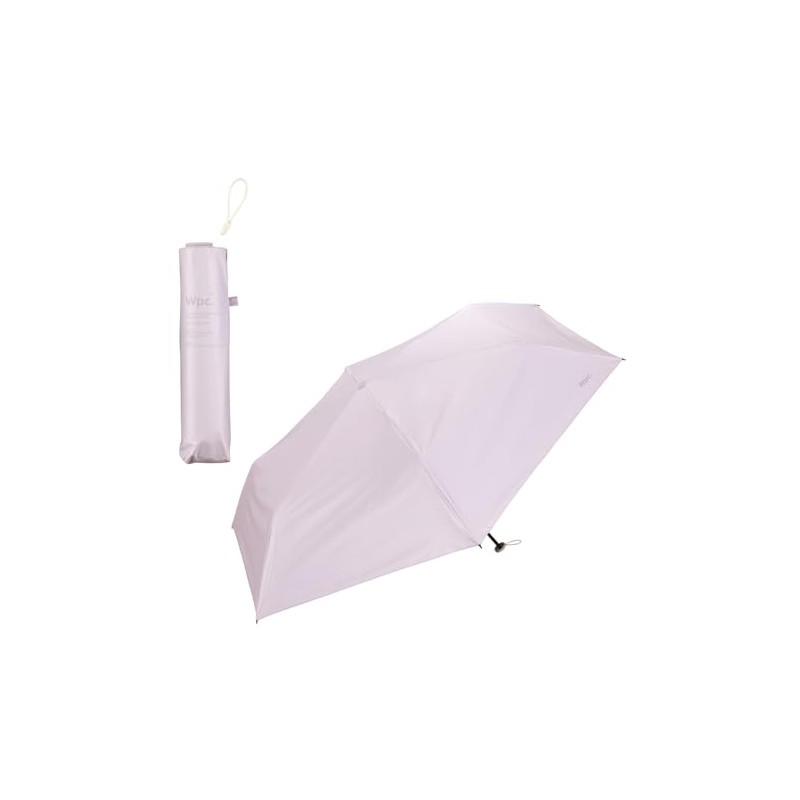 【2025】Wpc. Sun Umbrella, Lightweight Plain Slim, Lavender ≪100% Blackout Rate/100%