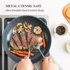 PRICUSIS Nonstick Ceramic Frying Pan Skillet, 8+12 Inch Induction Compatible