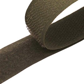 25 m Velcro Tape for Sewing 20 mm Velcro & Hook Tape 50 Colours Velcro Size: 20 mm, Webbing Strap: 564 Olive Green