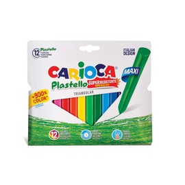 Kredki Swiecowe Plastello Jumbo 12 Colours