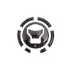 H2C MKNAJ17600ZA GROM JC92 Fuel Lid Pad, Carbon Style, PVC