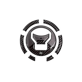 H2C MKNAJ17600ZA GROM JC92 Fuel Lid Pad, Carbon Style, PVC