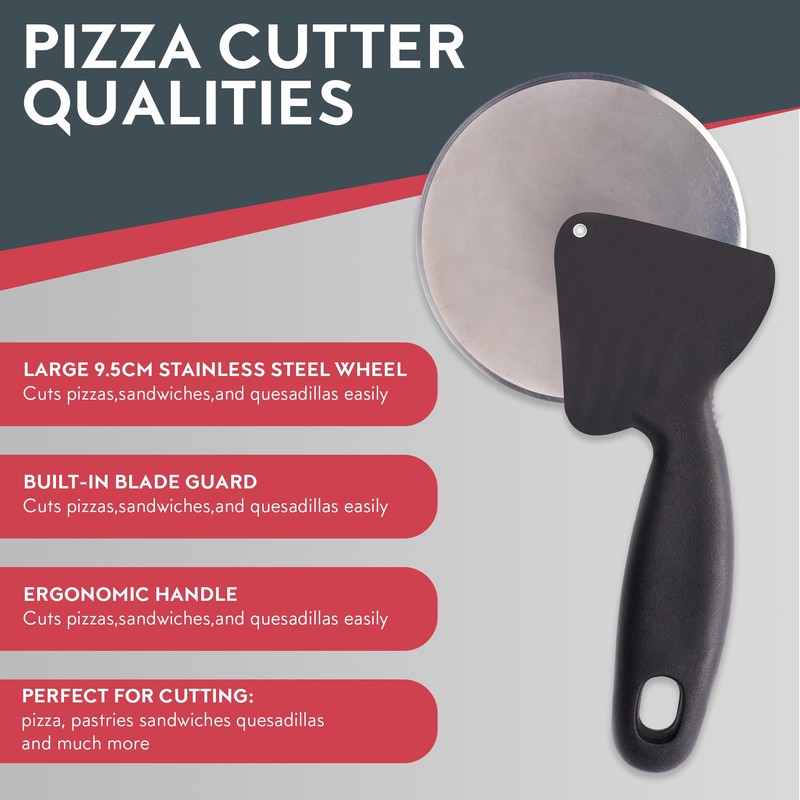 HiFEN® Stainless Steel Pizza Cutter Wheel – Sharp, Durable &