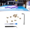 35 Pcs Set 3D Printer Nozzle Cleaning Kit MK8 Brass