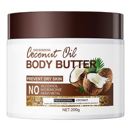 Coconut Body Lotion 200ml - Coconut Body Oil For Dry Skin - Skin Care Moisturiser Skins - Hydrating, Nourishing, Silky Smooth Bodys Cream
