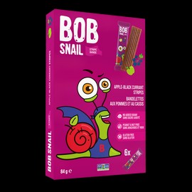 Bob Snail Fruit Strips Apple Black Currant 84g