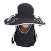 Wide Brim Solar Fan Hat Outdoor Fishing Sunscreen Quick Drying
