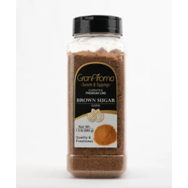 GranAroma Dark Brown Sugar, Has Molasses, Sweet & Rich (1.5 Pound)