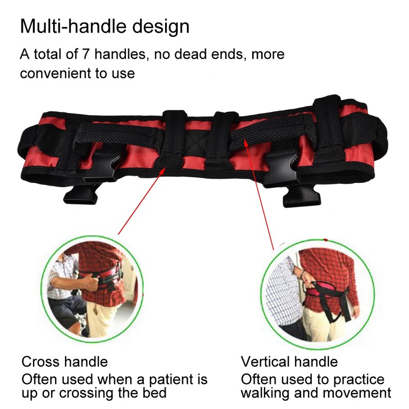 Medical Transfer Belt Patient Lift Sling Assistant Rehabilitation Belt with