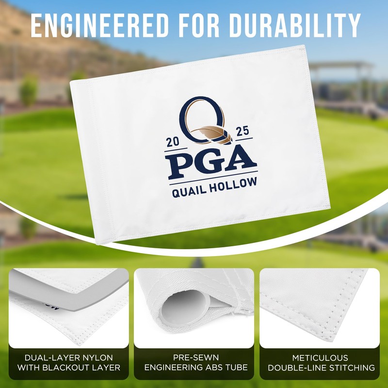 Standard Golf Flag PGA 2025, Tube Insert, 14x20 Inch 420D