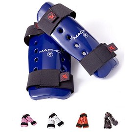 Macho Dyna Shin/Forearm Guard (Black, Child)