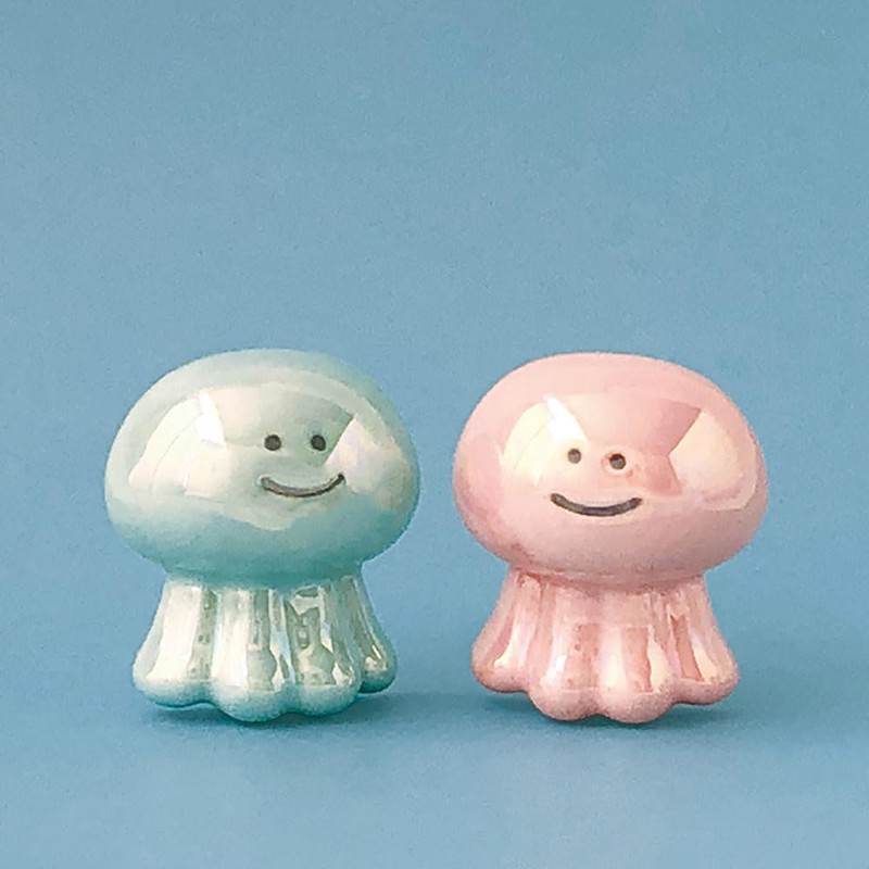 Deco Corporation Jellyfish Chopsticks Rest BL Size: Approx. W3.5 D4