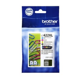 Brother Original LC422XL Ink Cartridge Black/Cyan/Magenta/Yellow (Pack of 4)