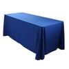 ADD&SHIP Rectangle Tablecloth (84” x 120”) Long, Polyester, Reusable Table