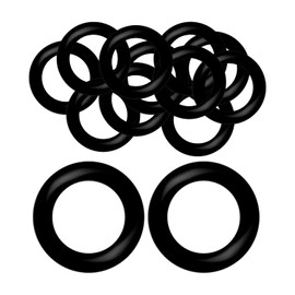 Othmro 10 Pcs Nitrile Rubber O Rings 34mm OD 24mm ID 5mm Width Rubber Washers Metric Buna N Washers Black
